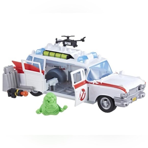 Ghostbusters ECTO-1 Stretch Tech Slimer Track & Trap Frozen Empire Hasbro - Picture 5 of 5